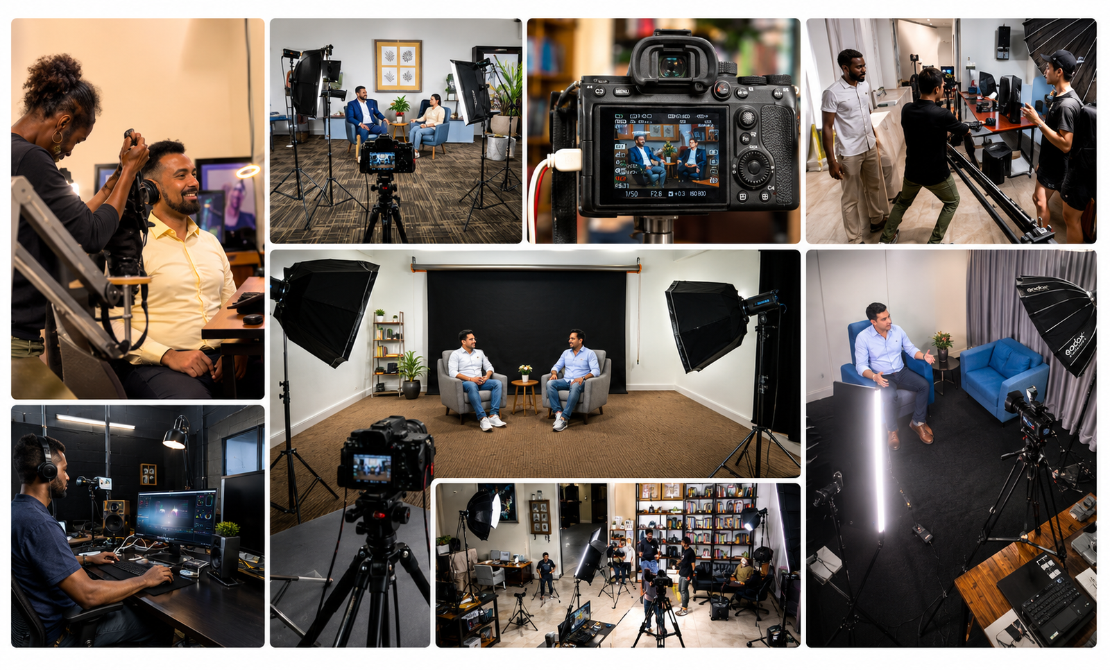 Video Production Studio Behind the Scenes